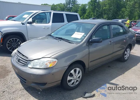 2003 Toyota Corolla Ce z USA, uszkodzony, nr VIN 2T1BR32E53C141696